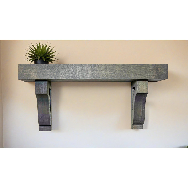 Rayne 2" Shelves/W Corbels, 9" H x 30" W x 6" D