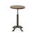 Elegant Brown 18" Adjustable Height Round Side Table with Mango Wood Top-1916732707