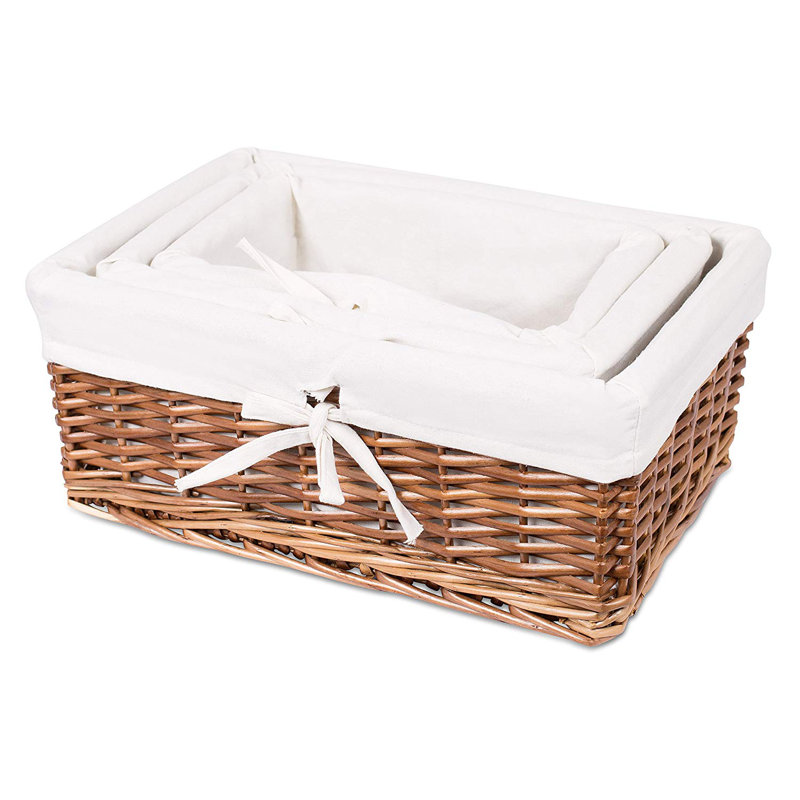 BirdRock Home Wicker Decorative Basket