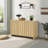 Araminta 47" W 16-Pair Fluted Shoe Storage with Fluted Doors-1429577469