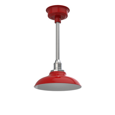 Luminaire suspendu 1 lumière del à simple dôme Ludwicka