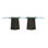 Modern Edge Glass Top Dining Table