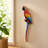Hanging Scarlet Macaw Garden Statue