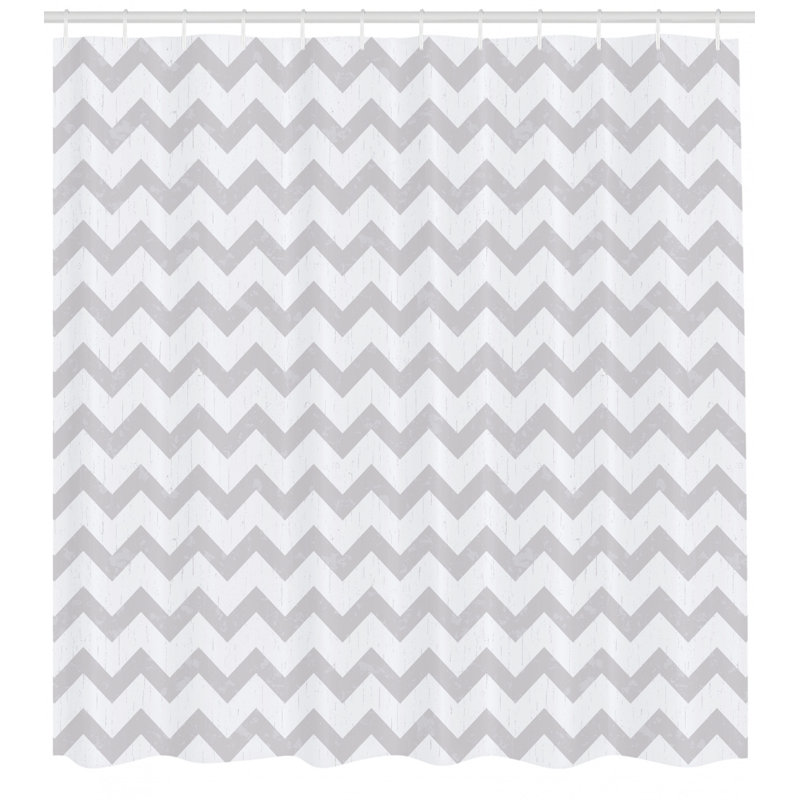 Shower Curtain with Hooks Included, 70" H x 69" W