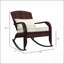 Chaise berçante d'extérieur en osier Adirondack Outsunny-1806304149