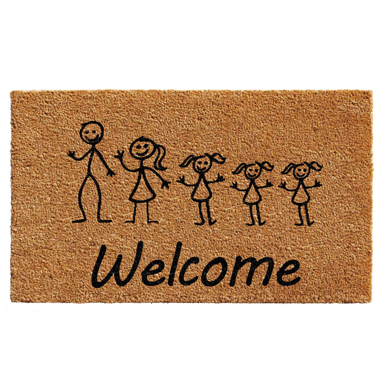 Kubiak Non-Slip Outdoor Doormat, Rectangle 1'5" x 2'5"