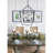 4 - Light Lantern Geometric Chandelier