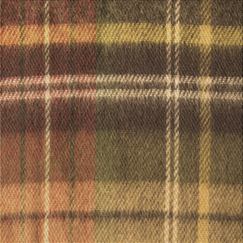 Plaid Indoor Rug, Square 7'