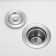 Quartz 18" L X 16" W Undermount Bar Sink With Grid And Strainer