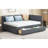 Upholstered Daybed With 2 Storage Drawers Sofa Bed Frame No Box Spring Needed, Linen Fabric-229280088