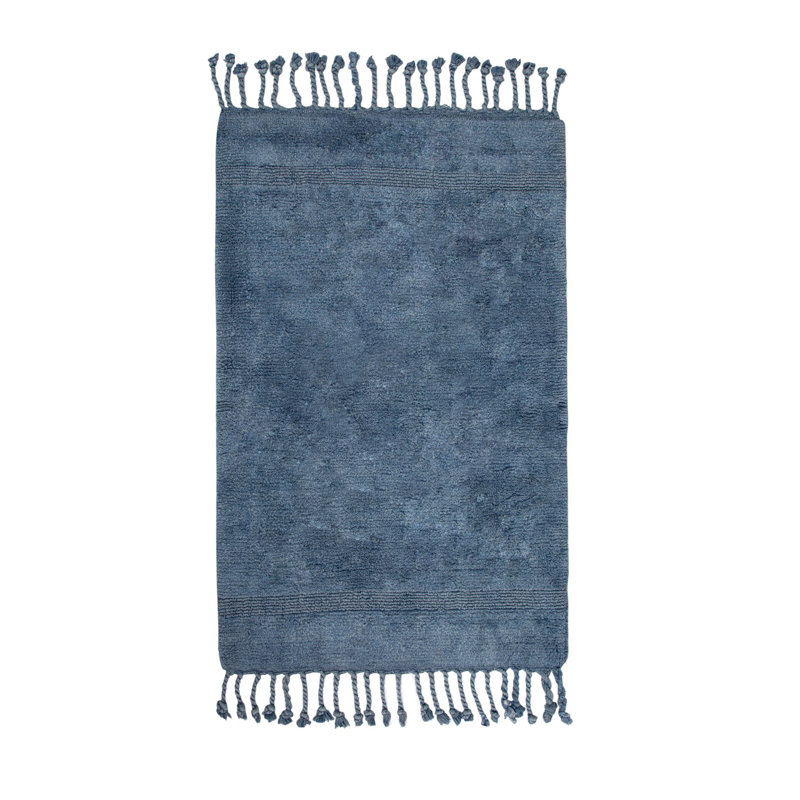 Tapis de bain Barkeyville, Bleu foncé