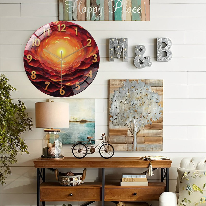 Horloge murale 12 po