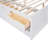 Full Size Captain Bed with Bookshelves & 3 Drawers, Wooden Storage Bed with Trundle-1927632069
