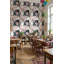 Murale moderne chats et fleurs amovibles-481336683