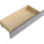 Lit plateforme tapissier simple avec rangement - tissu de velours doux, tête de lit confortable, tiroirs spacieux pour la literie supplémentaire et côté tête de lit à vêtements, pratique-2054373573