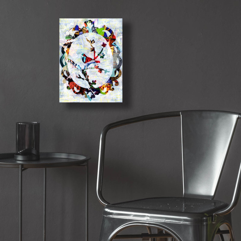 «Regal Bird» par Artpoptart, art mural en verre acrylique, H 16 po x l 12 po x P 0,13 po