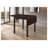 Cappuccino Dining Table with Drop Extension Leaf