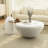White Round Cat Paw And Penguin Nesting Coffee Table Set