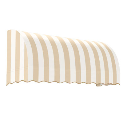 Auvent fixe en tissu acrylique Awann Savannah