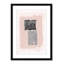 " Pink, Black And Silver Shimmer II " by Casa Fine Arts-93750817-93750818
