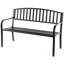 Banc de parc en acier Barty