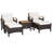Joncarlos Acacia 4 - Person Patio Conversation Set with Cushions