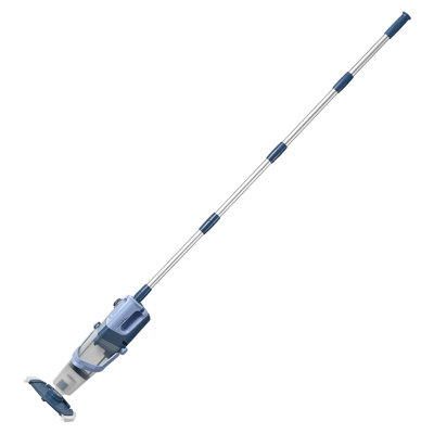 Aspirateur à main pour piscine, aspirateur de spa sans fil 26 GPM avec rallonge, 60 minutes d'autonomie, aspiration puissante pour les feuilles et les débris, nettoyeur de piscine rechargeable pour piscines hors terre