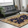 Weisgerber Oriental Navy/Beige Area Rug