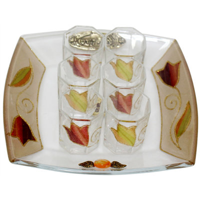 Cheers Glass Seder Plates And Sets