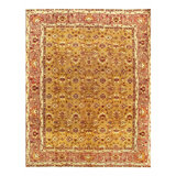Dampier One-of-a-Kind 10'7" X 13' 1900s Wool Area Rug in Brown
