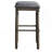 Arnhem Wood Upholstered Bar Stools, Set Of 2, Gray-499330712