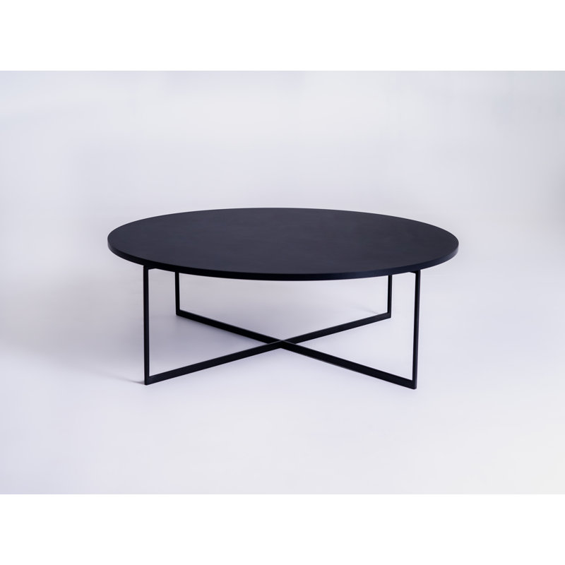 Jarita Cross Legs Coffee Table, 34cm H x 100cm W x 100cm D