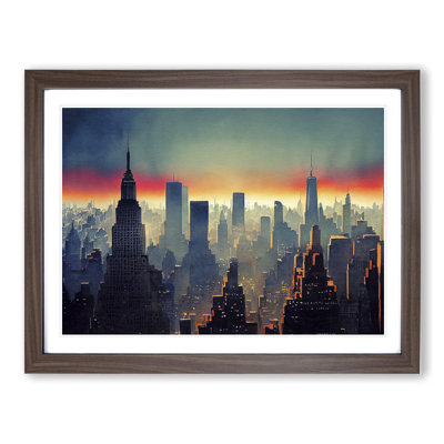 New York Skyline Vol.1 - Single Picture Frame Painting
