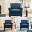  Fauteuil d'appoint avec garniture cloutée 30 po Vintage-1093058690