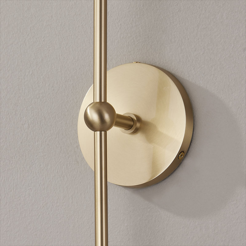 ANDREWS 2 LIGHT WALL SCONCE, Aged Brass