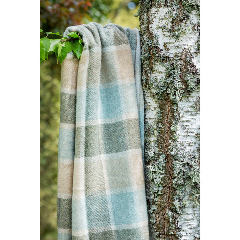 Pinto Throw Blanket, Blue