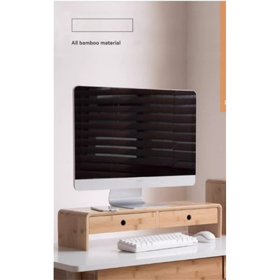 Milburne Manufactured Wood Monitor Stand