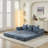 Comfy Convertible Folding Mattress Couch, Floor Sofa Bed, Chenille Floor Sofa With Armrest, Floor Sofa Lounge Couch For Living Room Bedroom Lounge Studio-Blue-1626380163