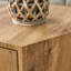Table basse hexagonale en MDF avec tiroirs