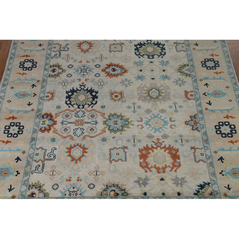 Tapis indien en laine fait à la main Oushak 8 x 10