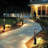 Black Integrated LED Bollard Light-106895338