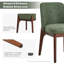 Chaises de salle à manger rembourrées en similicuir (lot de 2)-116530375-118303071