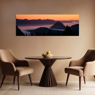Washington, Mount Rainier National Park Tranquil Abstract Contemporary Forest Landscape Wall Art