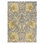 Hand Tufted Wool Floral Area Rug in Blue