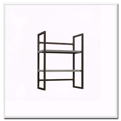Library Hutch, Brown Finish