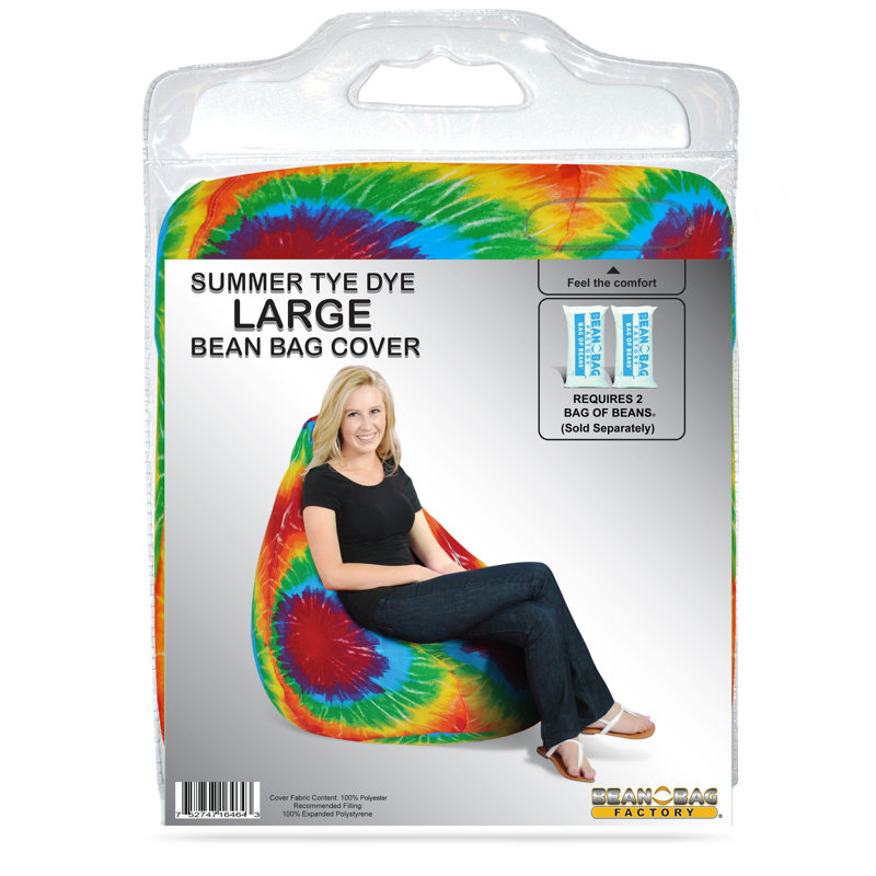 Grande housse à billes en polycoton, Multi polyester, H 37 po x l 27 po x P 29 po