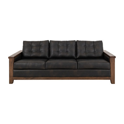 Wooden Frame, Upholstered Sofa