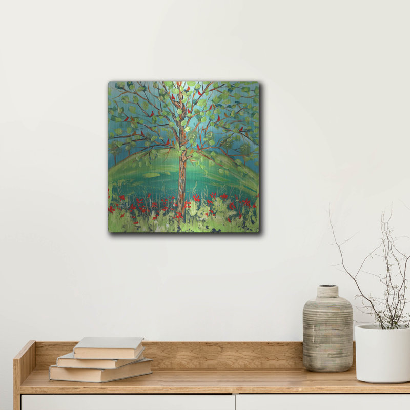 «Family Tree» par Estelle Grengs, H 12 po x l 12 po