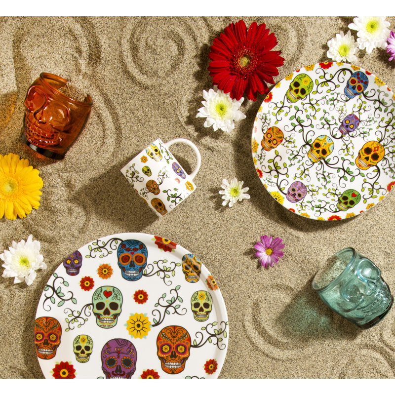 Calavera Porcelain Mug