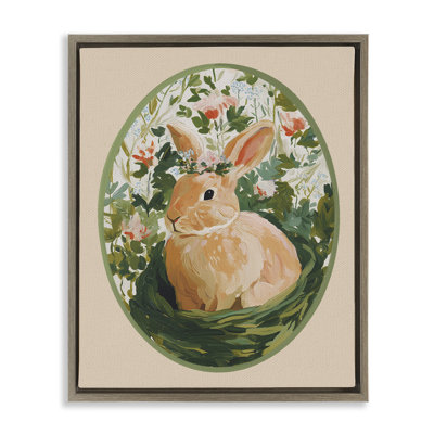 Cadre flottant Bloom Nest Bunny, design par Yen